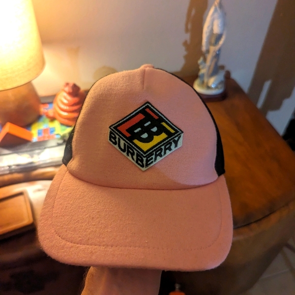 Burberry Pink Trucker Hat - Picture 1 of 5